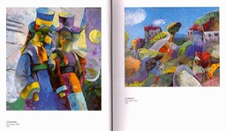 008 Conversation and Landscape2. Painting by Nugzar Kahiani