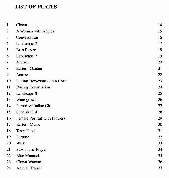 019. List of painting by Nugzar Kahiani