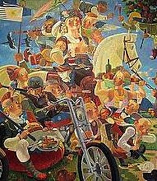 49. Diana Hunter, Диана Охотница, canvas, oil, Nugzar Kahiani
