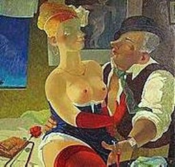 50. Meeting after 20 years, canvas,oil, Nugzar Kahiani